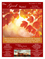 November 3, 2019 Good News