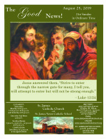 August 25, 2019 Good News