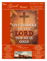 November 22, 2020 Good News