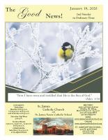 January 19, 2020 Good News