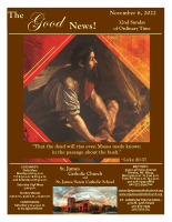 November 6 2022 Bulletin